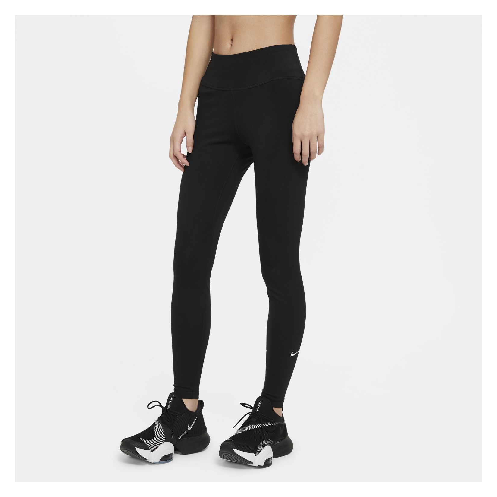 Nike Pro 365 Women's Mid-Rise Crop Leggings, Black/White, X-Large :  : Clothing, Shoes & Accessories