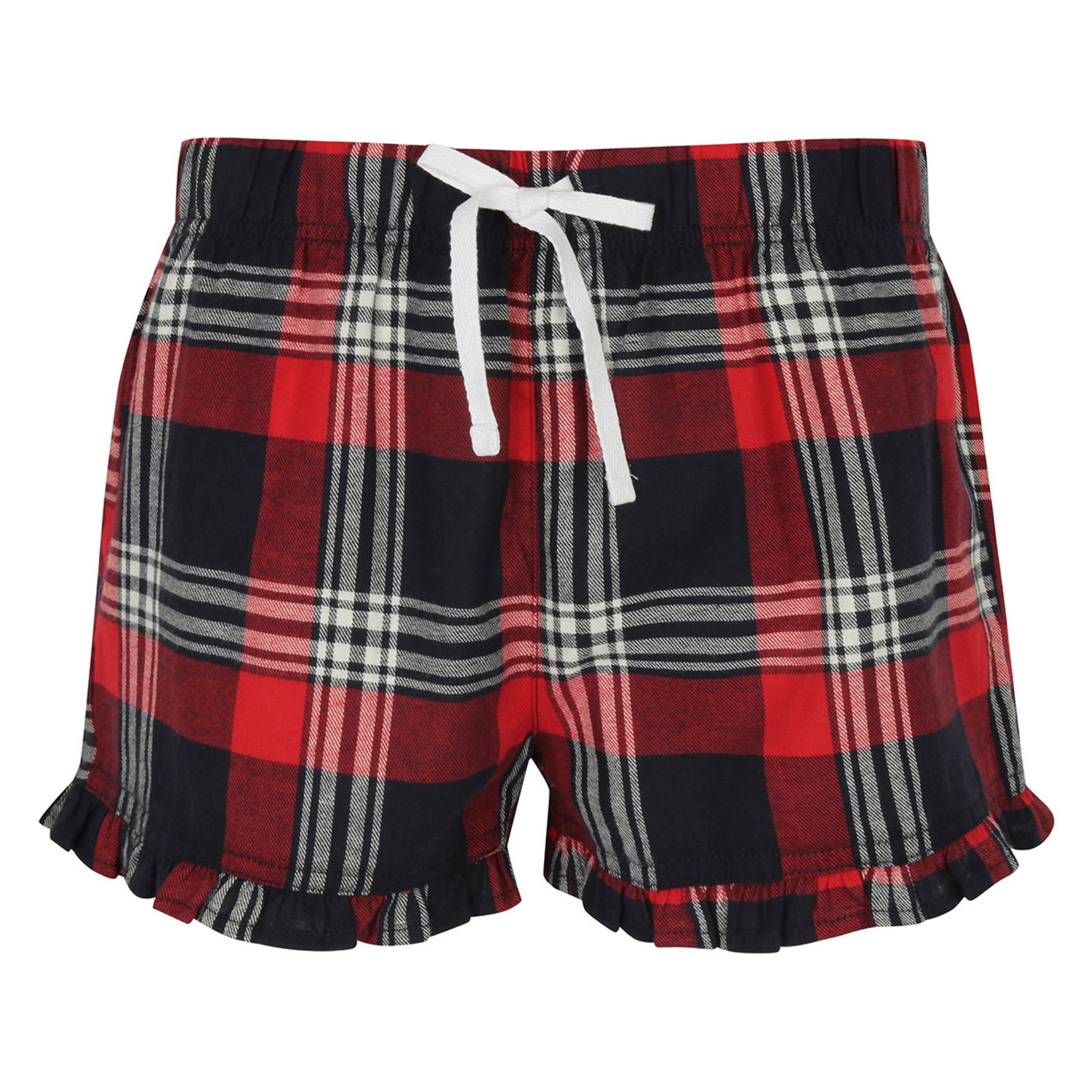 Womens Tartan Frill Shorts (W)