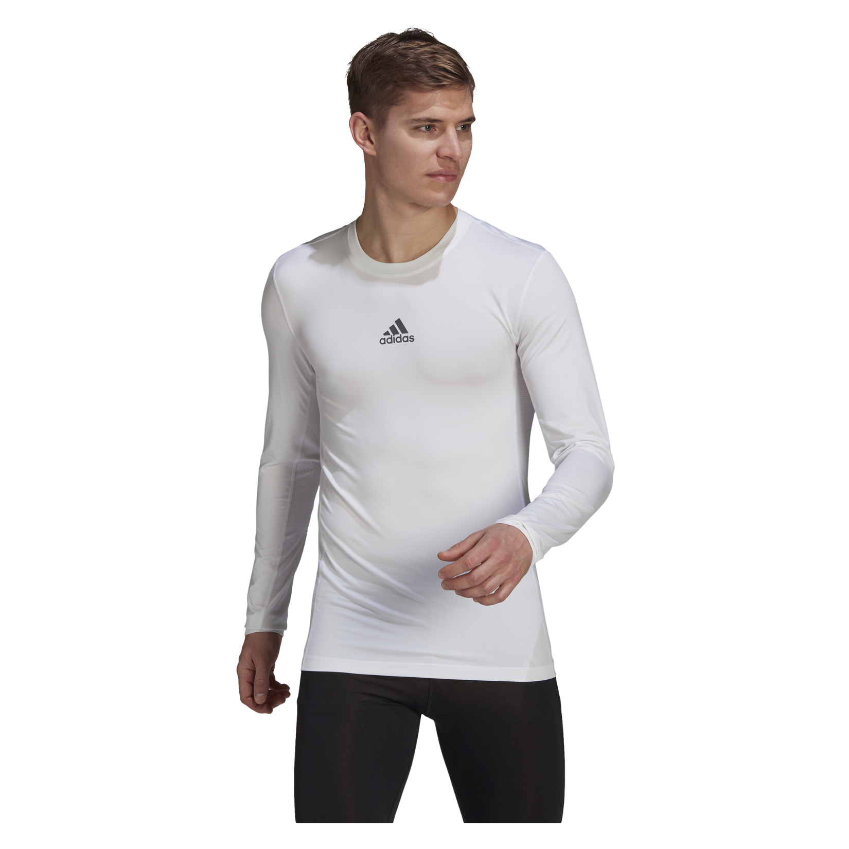 adidas Techfit Compression Long Sleeve Tee - Kitlocker.com