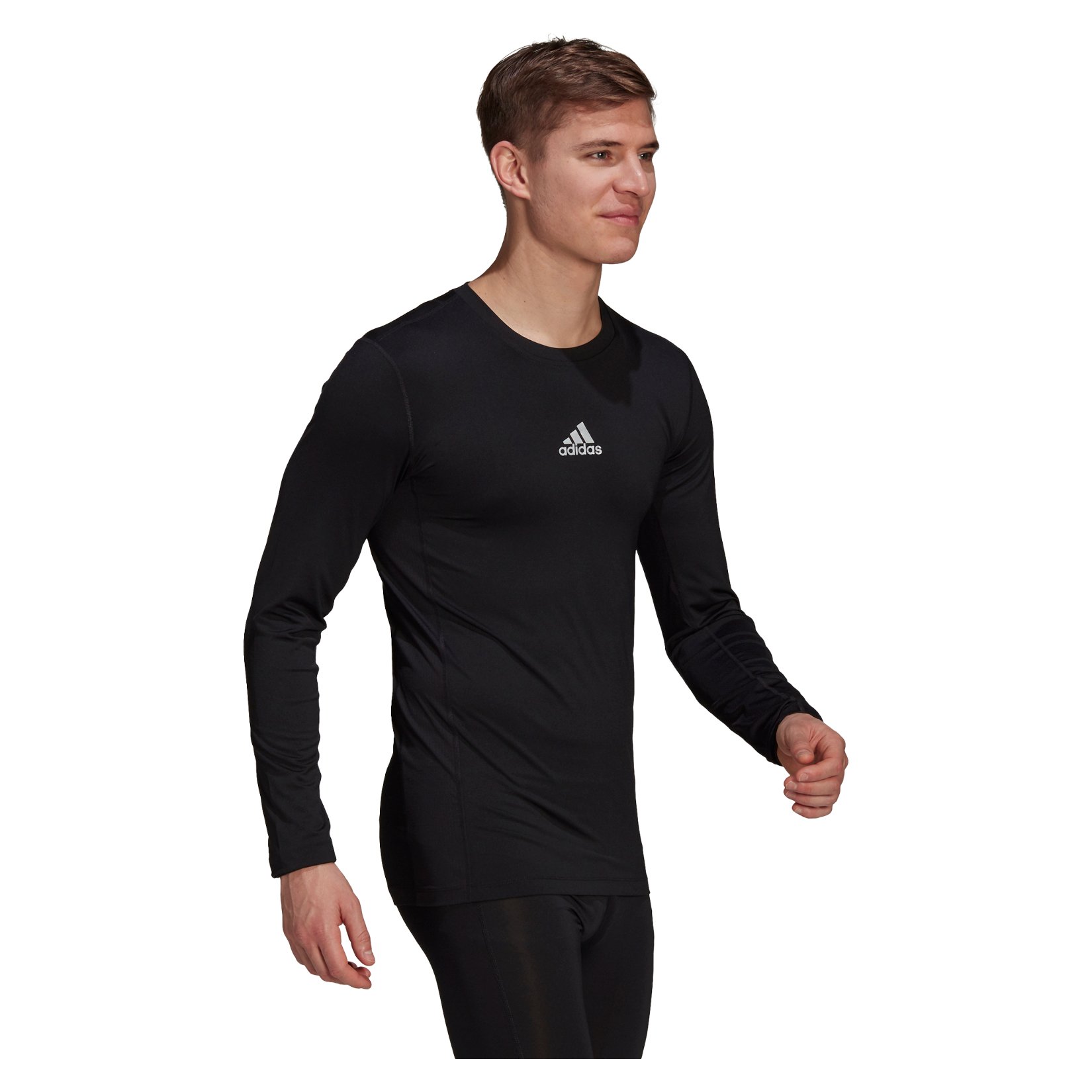 adidas Techfit Compression Long Sleeve Tee - Kitlocker.com