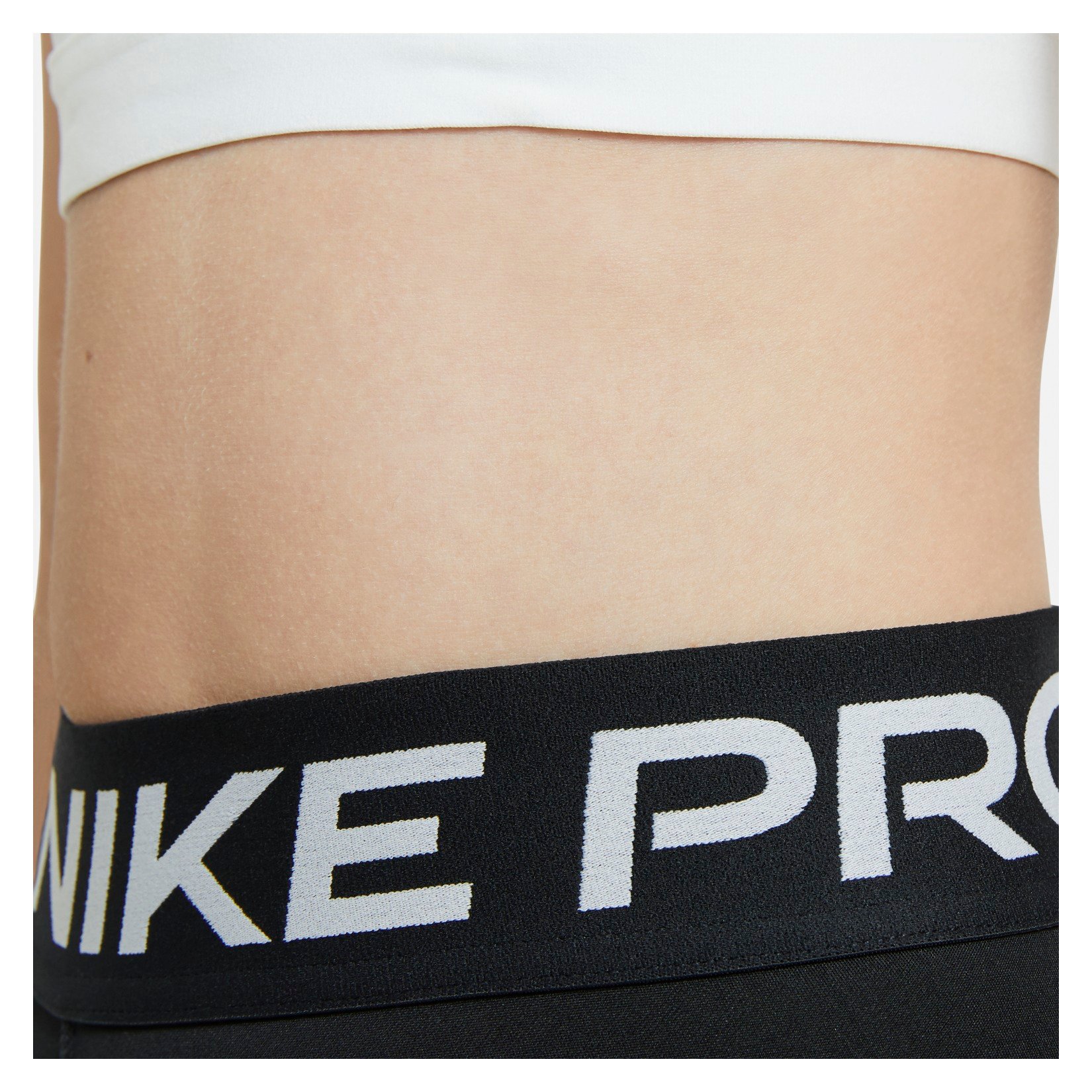 Nike Pro Tights Kids - black/white DA1028-010