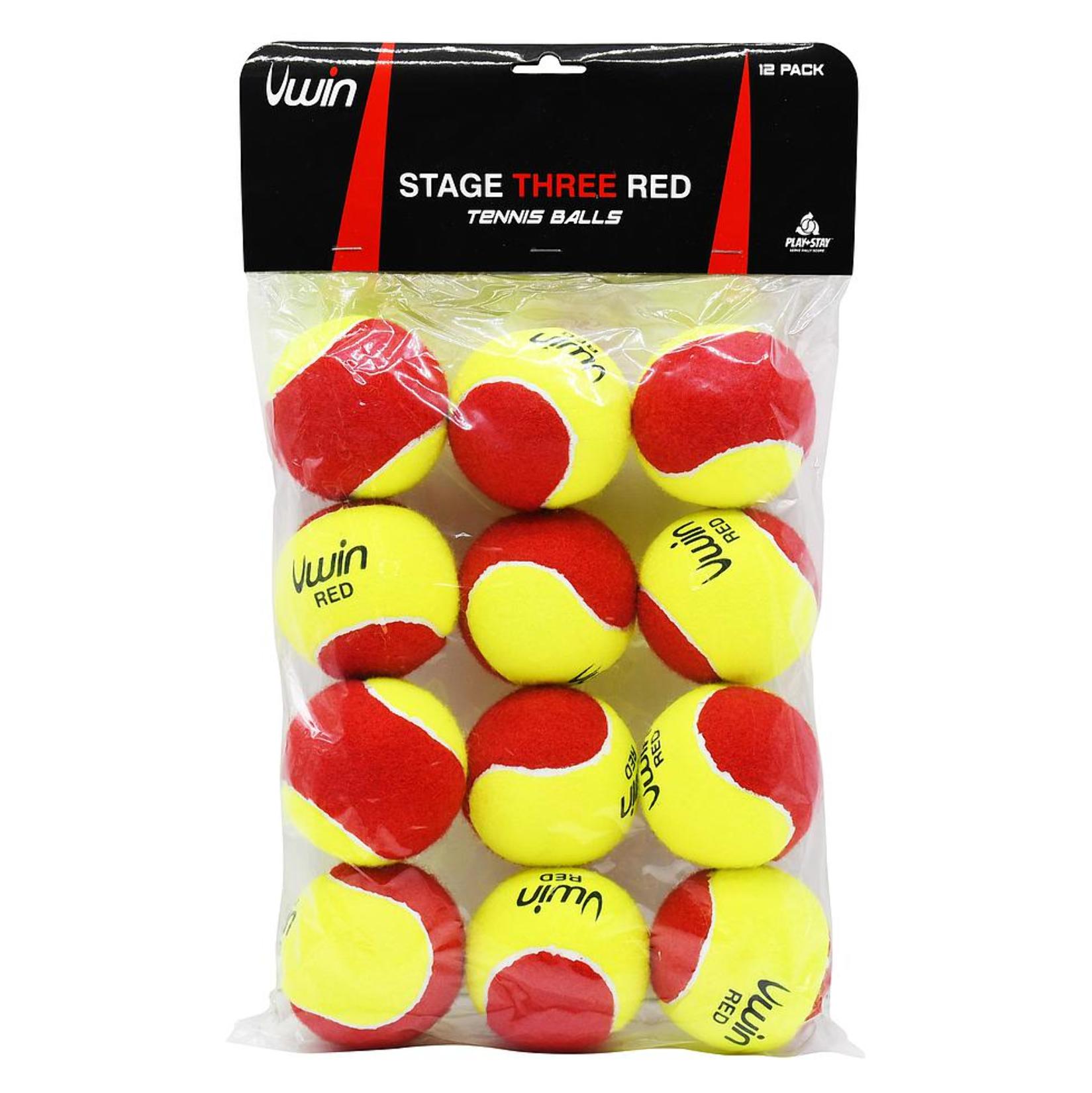 Uwin Stage Three Red Tennis Balls