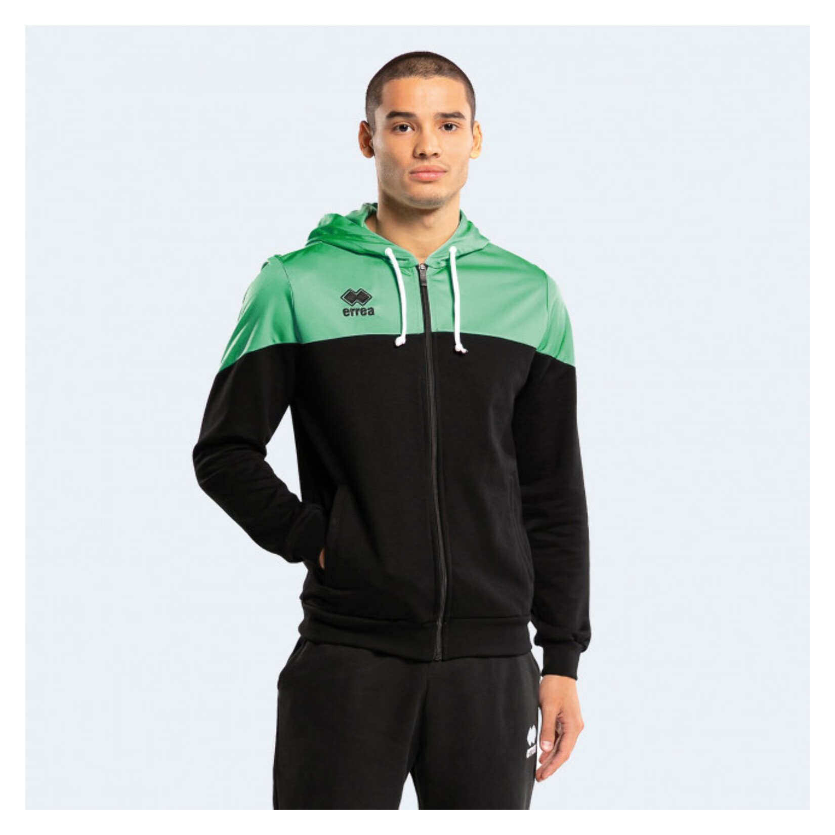 Errea Ben Full Zip Fleece Hoodie
