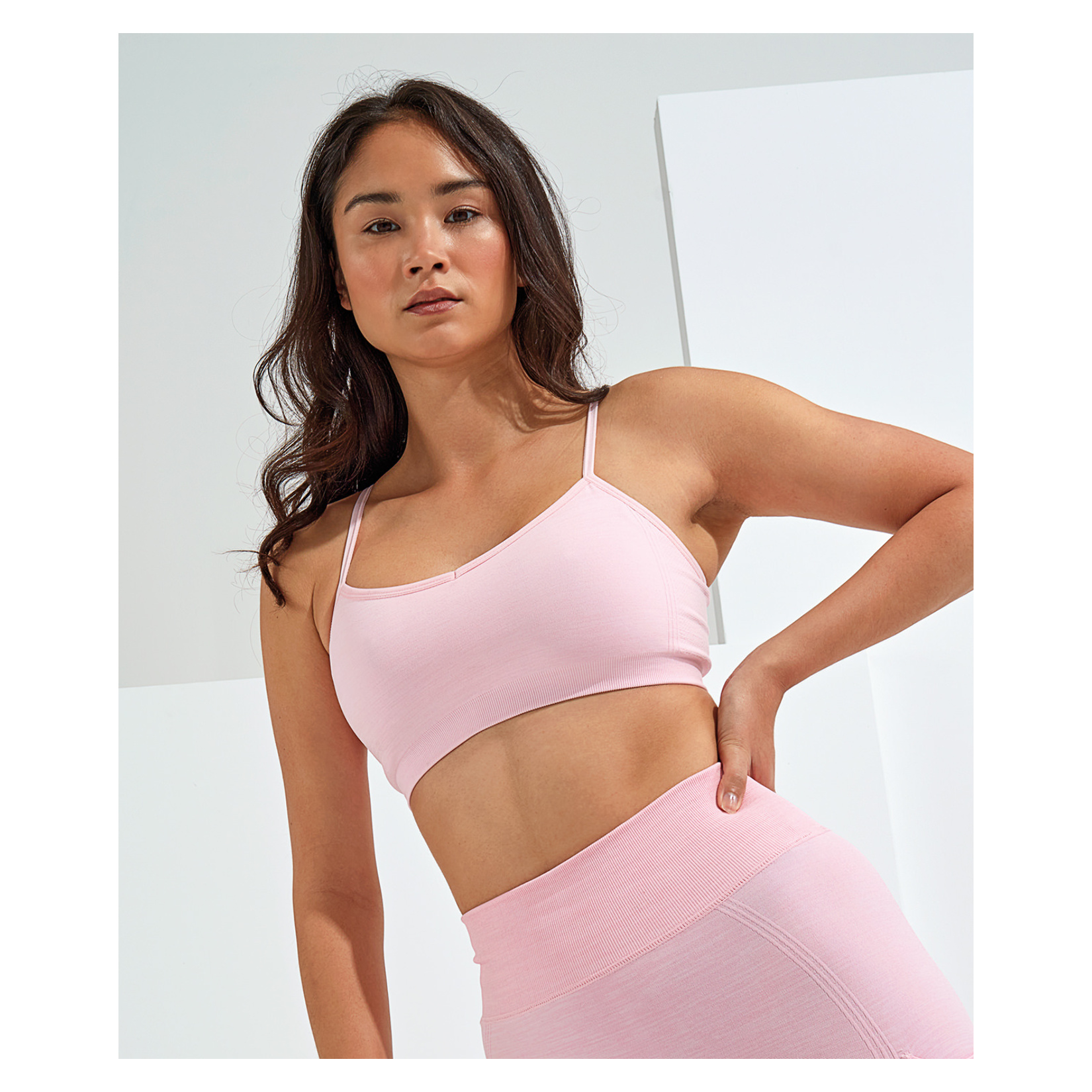 Womens Recycled seamless 3D fit multi-sport flex bra