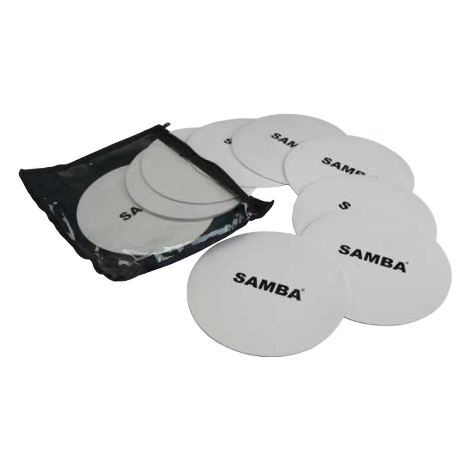 Samba Round Rubber Flat Marker Discs (set of 10)