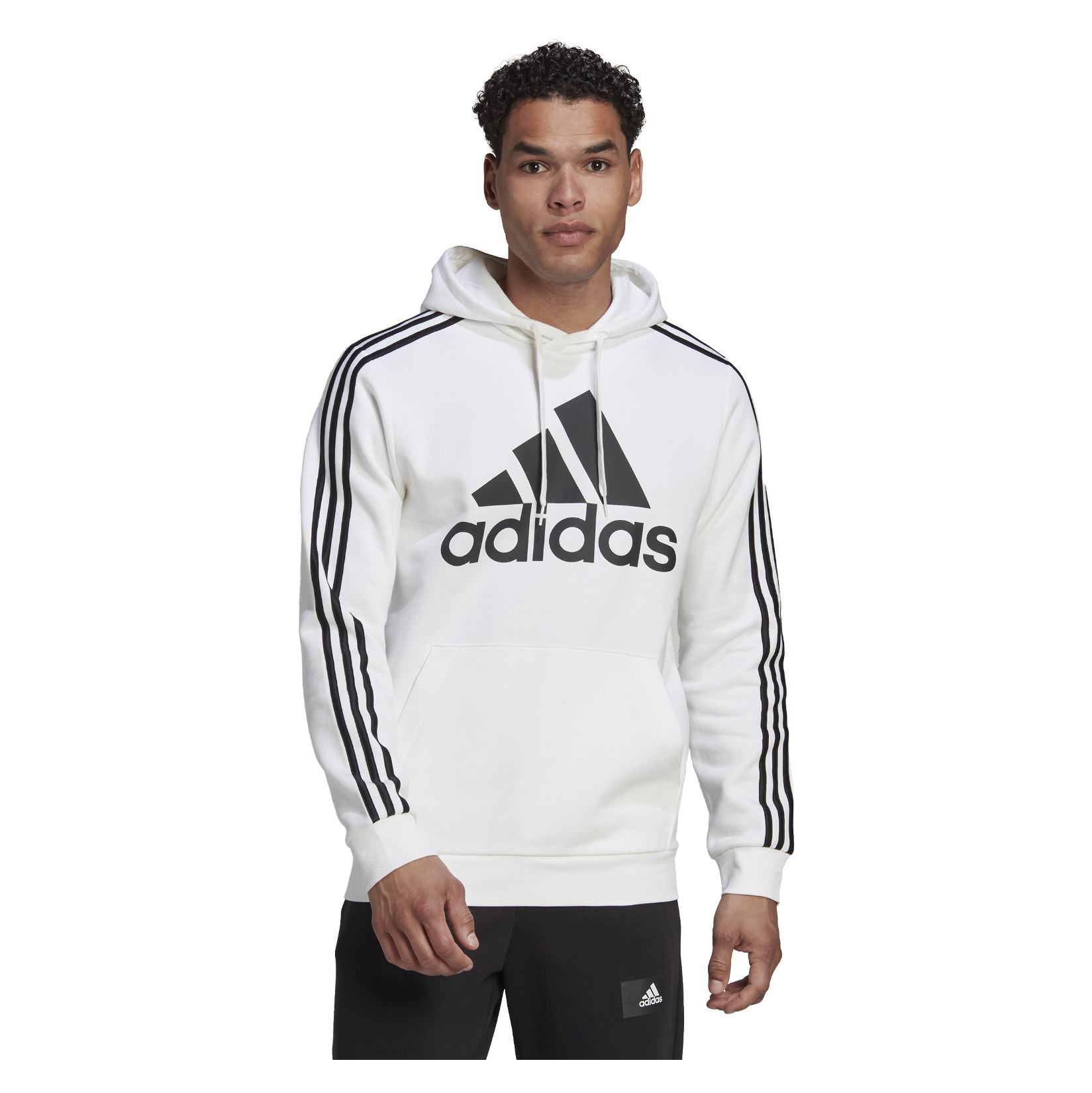 adidas Essentials Fleece 3-Stripes Logo Hoodie