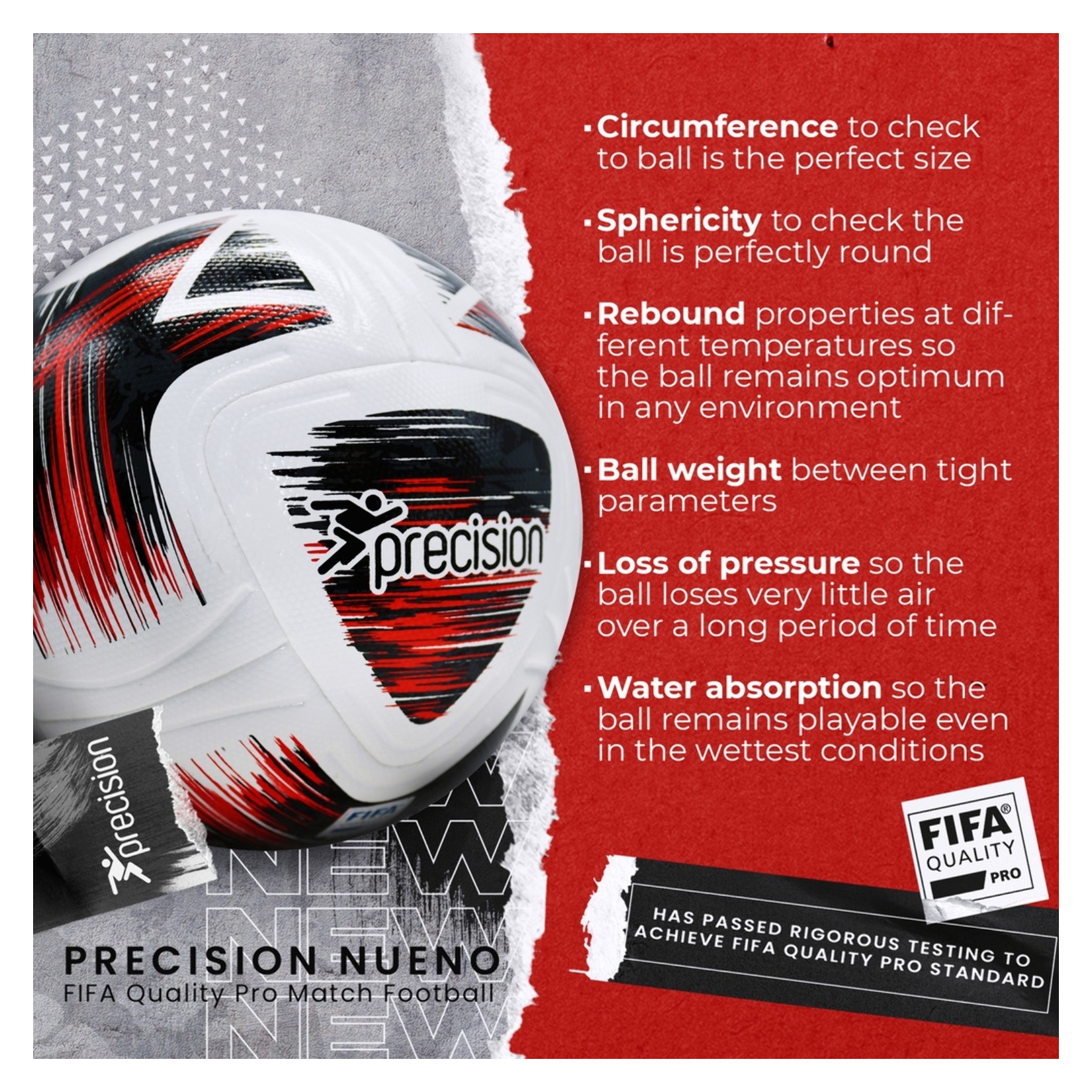 Precision Nueno FIFA Quality Pro Match Football