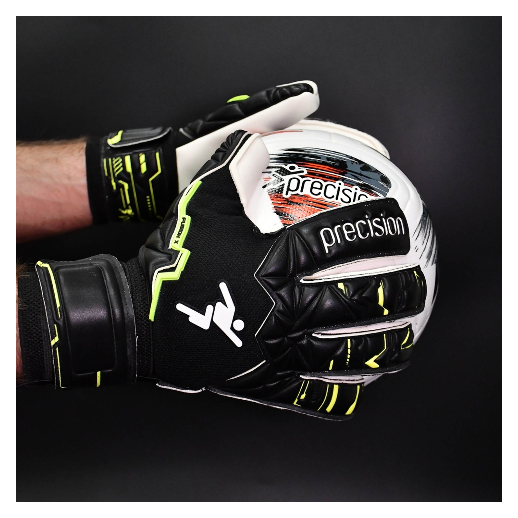 Precision Fusion X Pro Roll Finger Giga GK Gloves