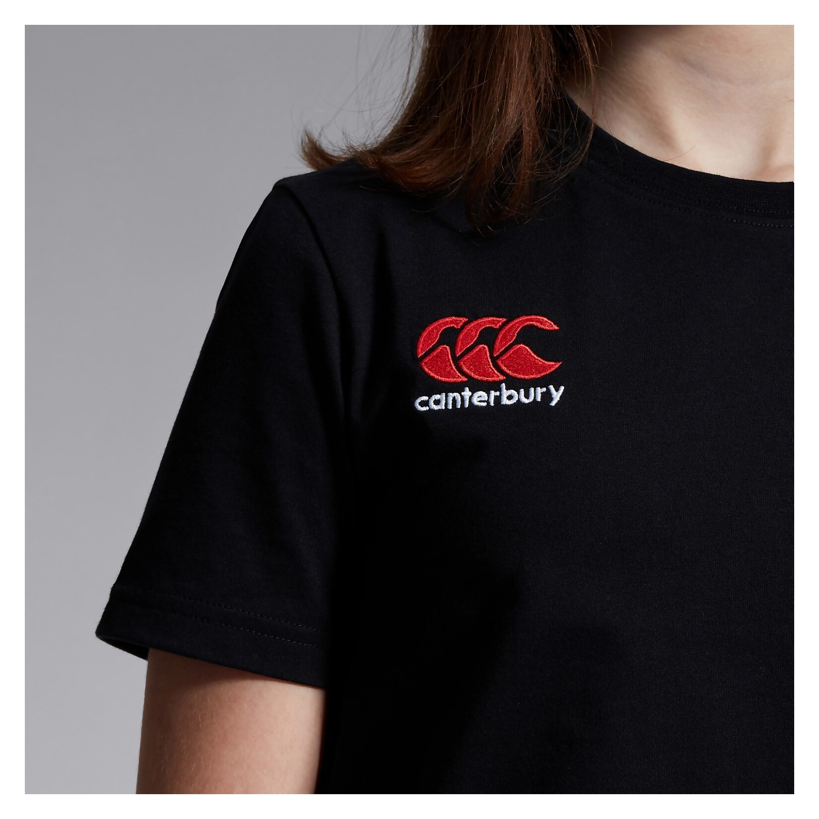 Canterbury Junior Small Logo Cotton T-Shirt