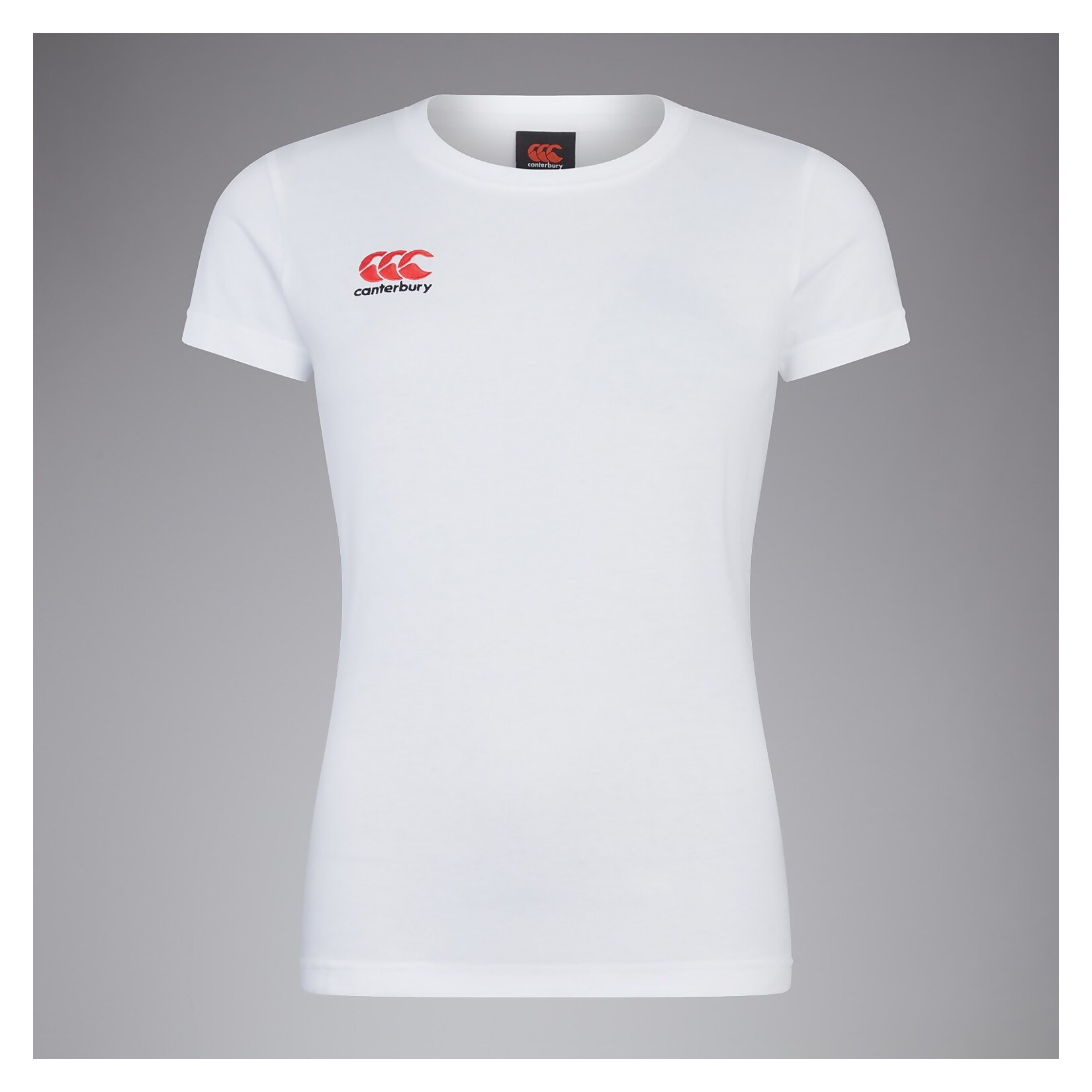 Canterbury Womens Small logo Cotton T-Shirt (W)