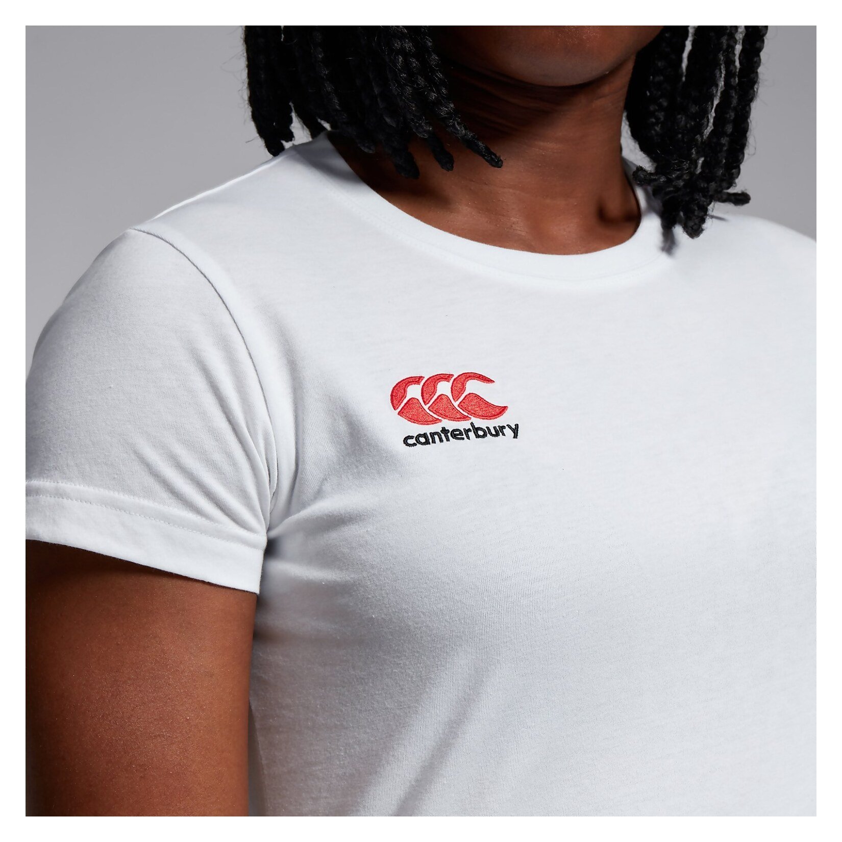 Canterbury Womens Small logo Cotton T-Shirt (W)