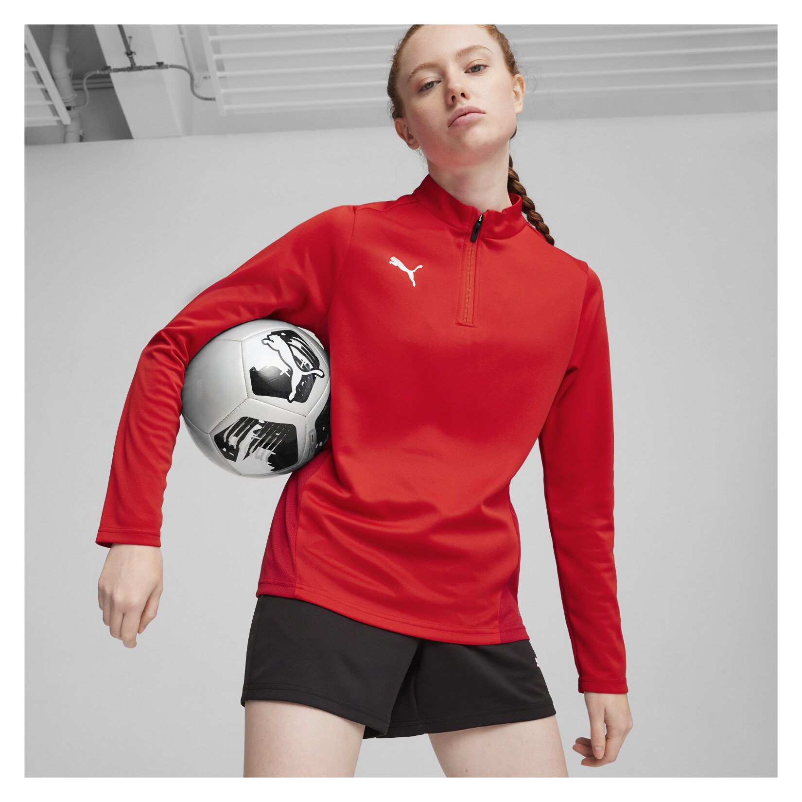 Puma Womens TeamGOAL Training 1 4 Zip Top W