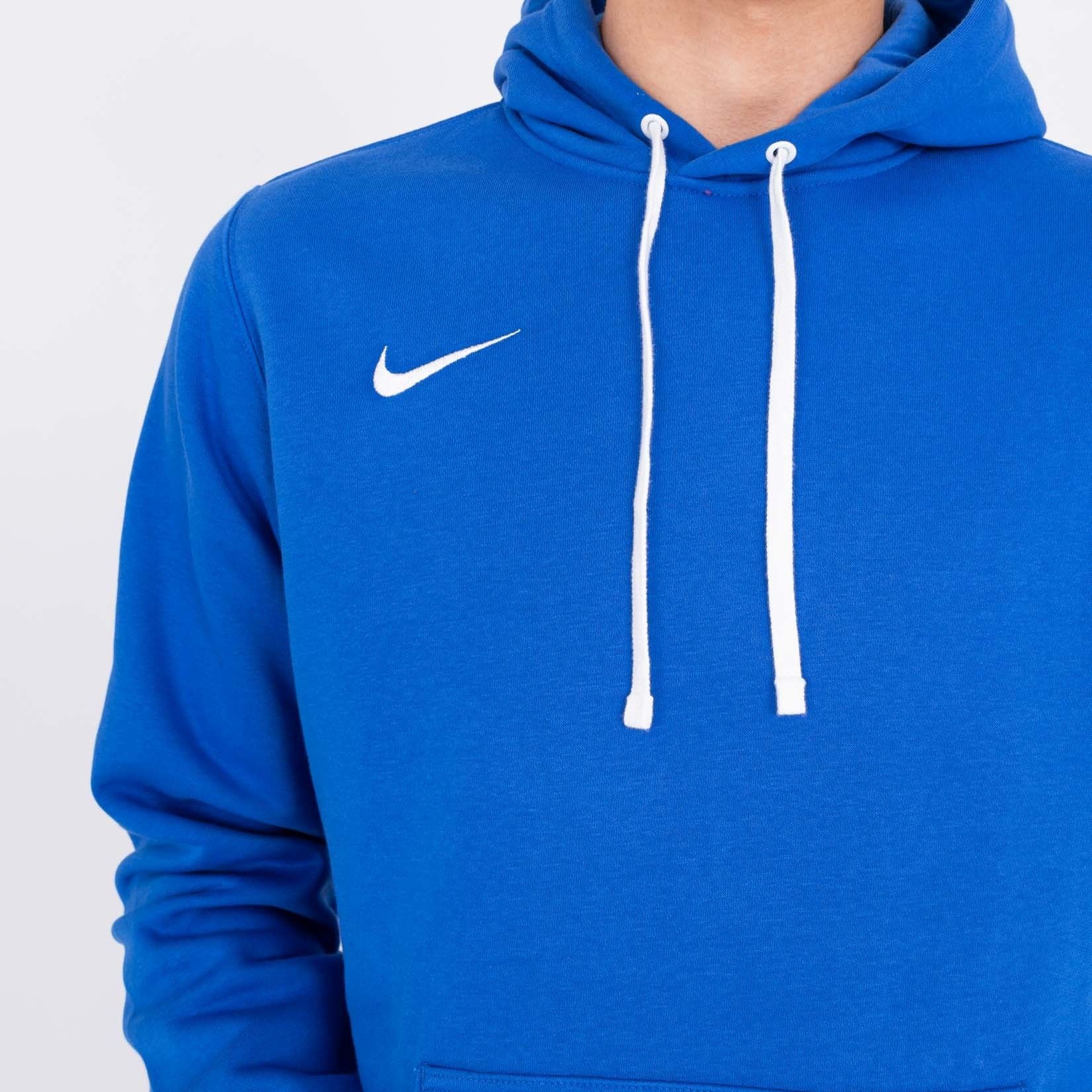 nike club hoodie blue