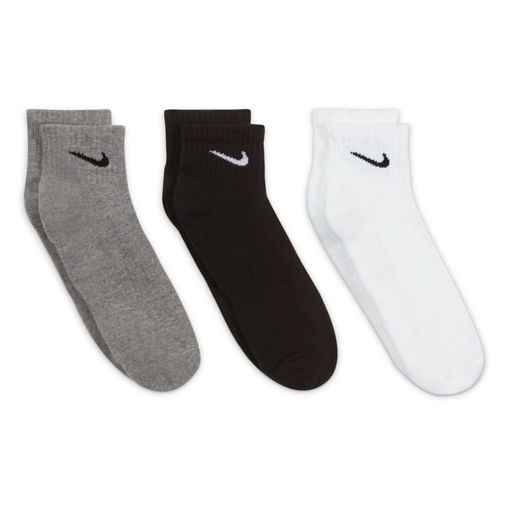 Grey nike ankle socks shop