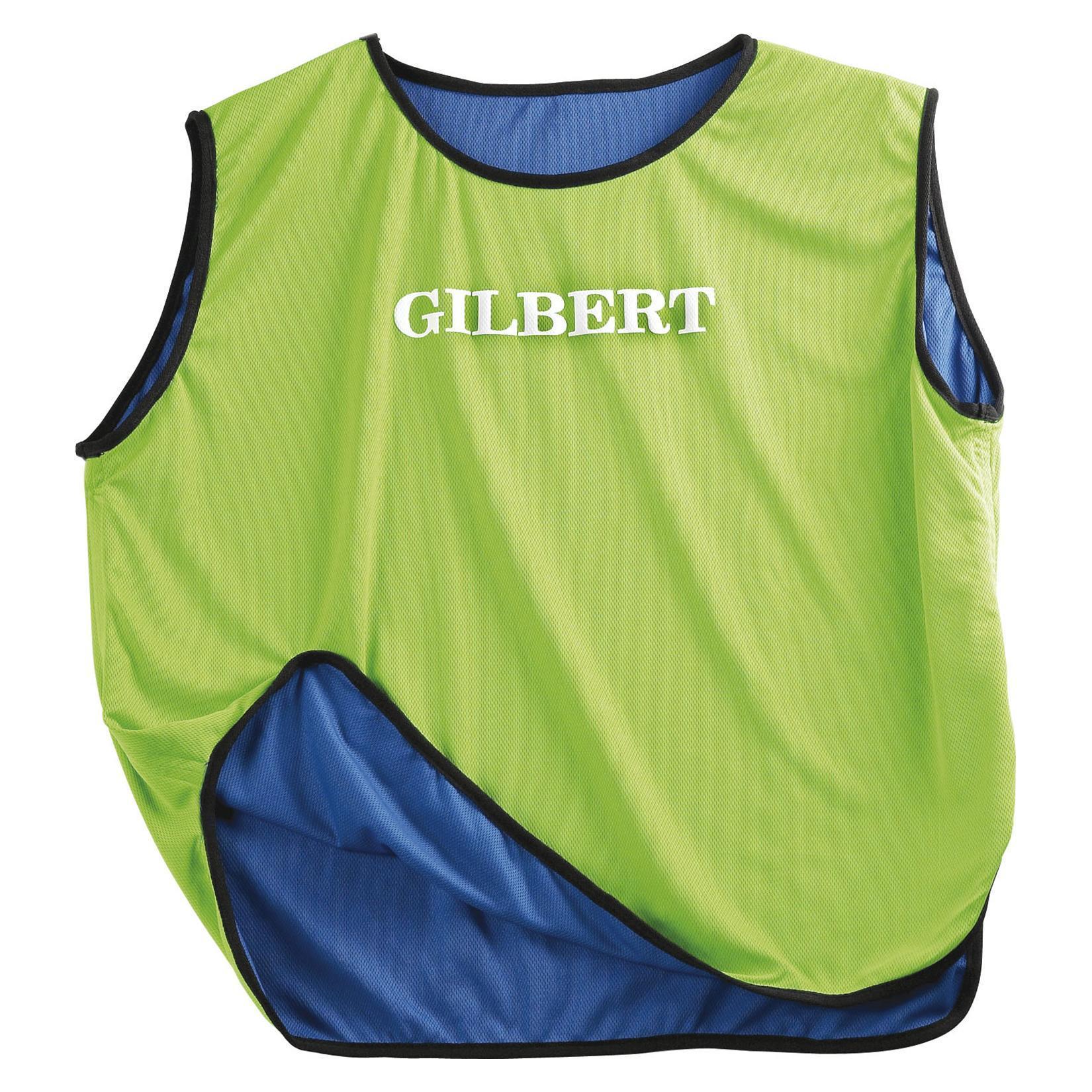 Gilbert Bib Reversible Blu/grn Junior