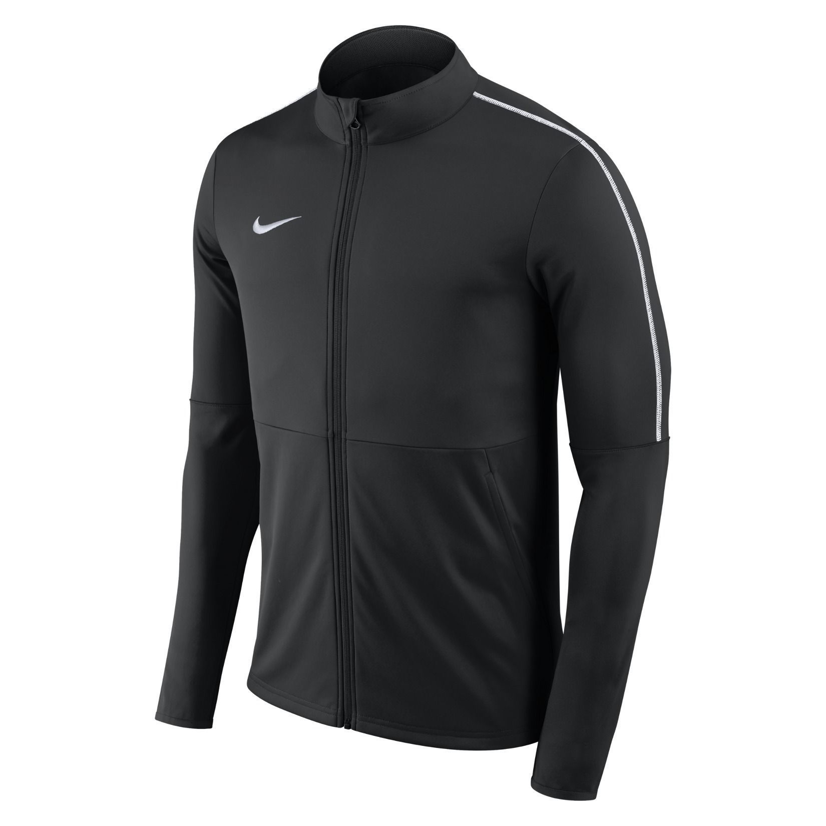 black nike tracksuit jacket