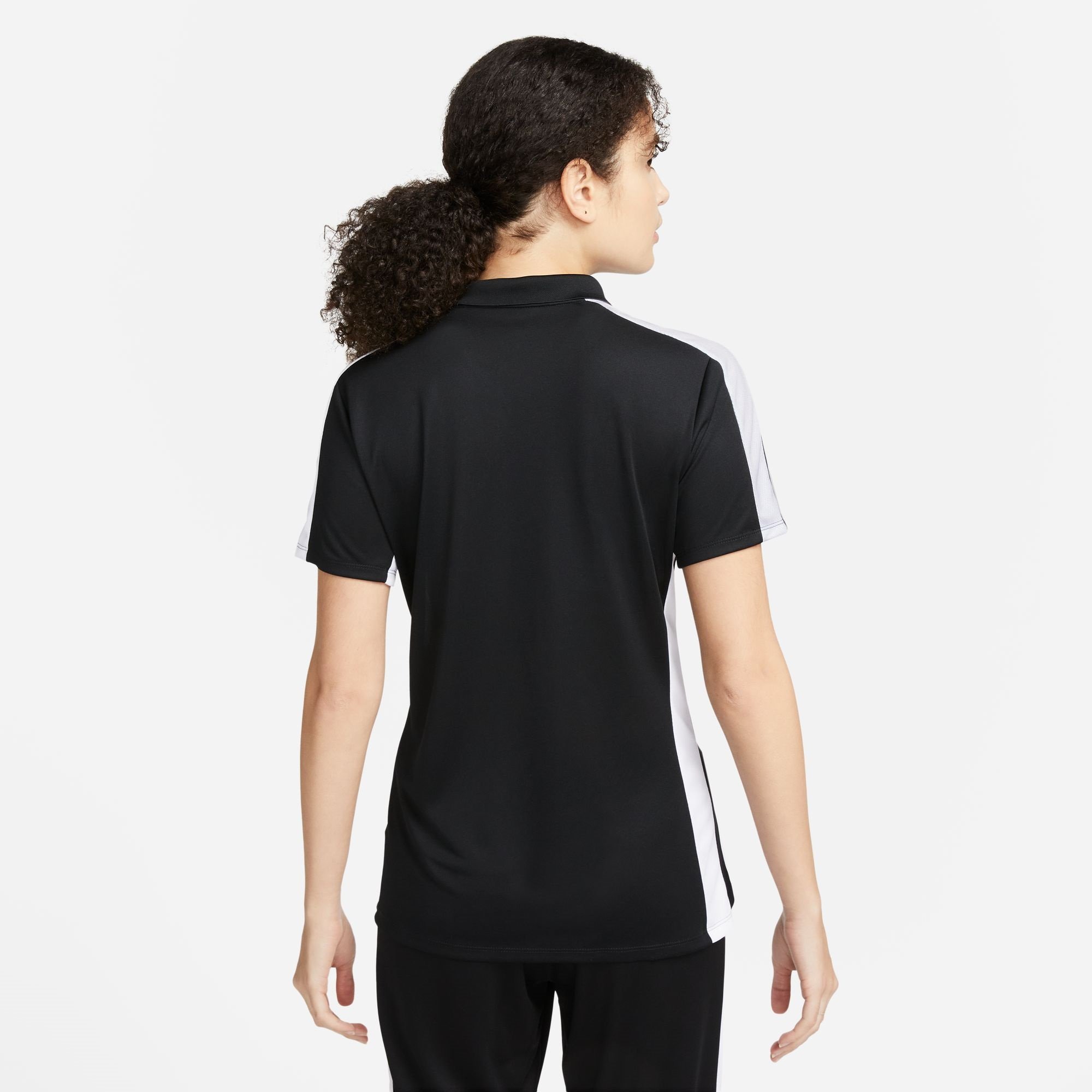 Women's dri fit black polo hotsell