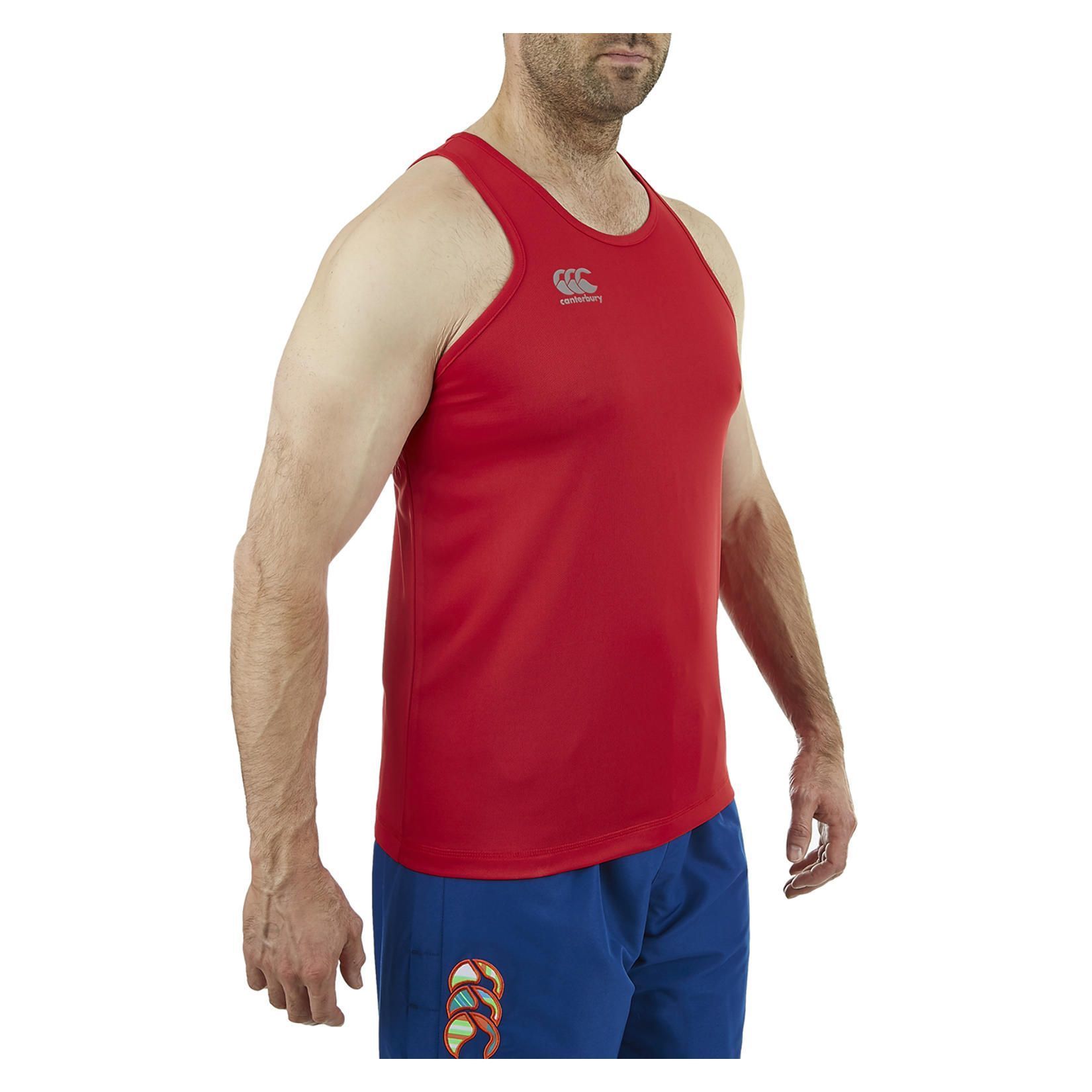 Canterbury Core Vapodri Poly Small Logo Singlet