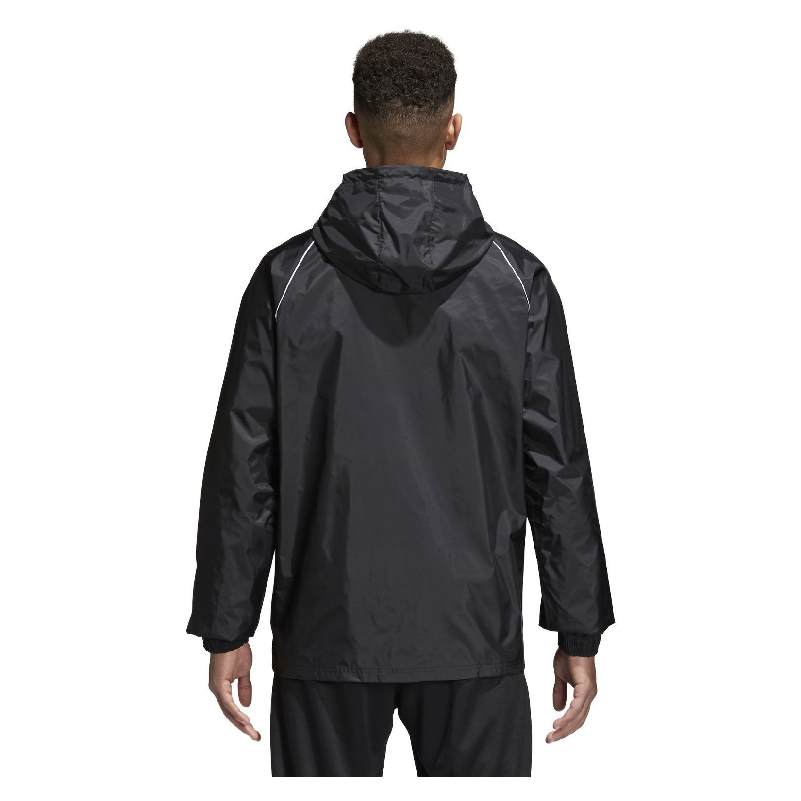 adidas core 11 windbreaker black