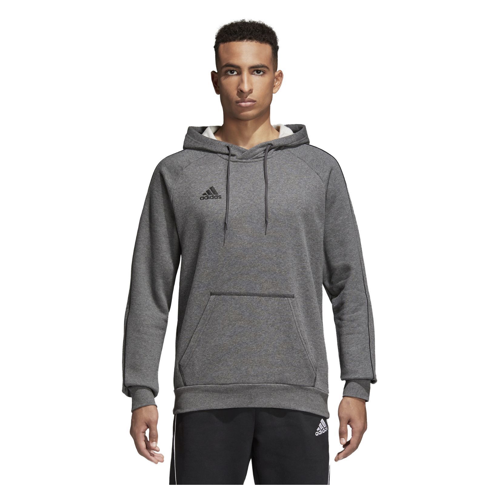 black and gray adidas hoodie