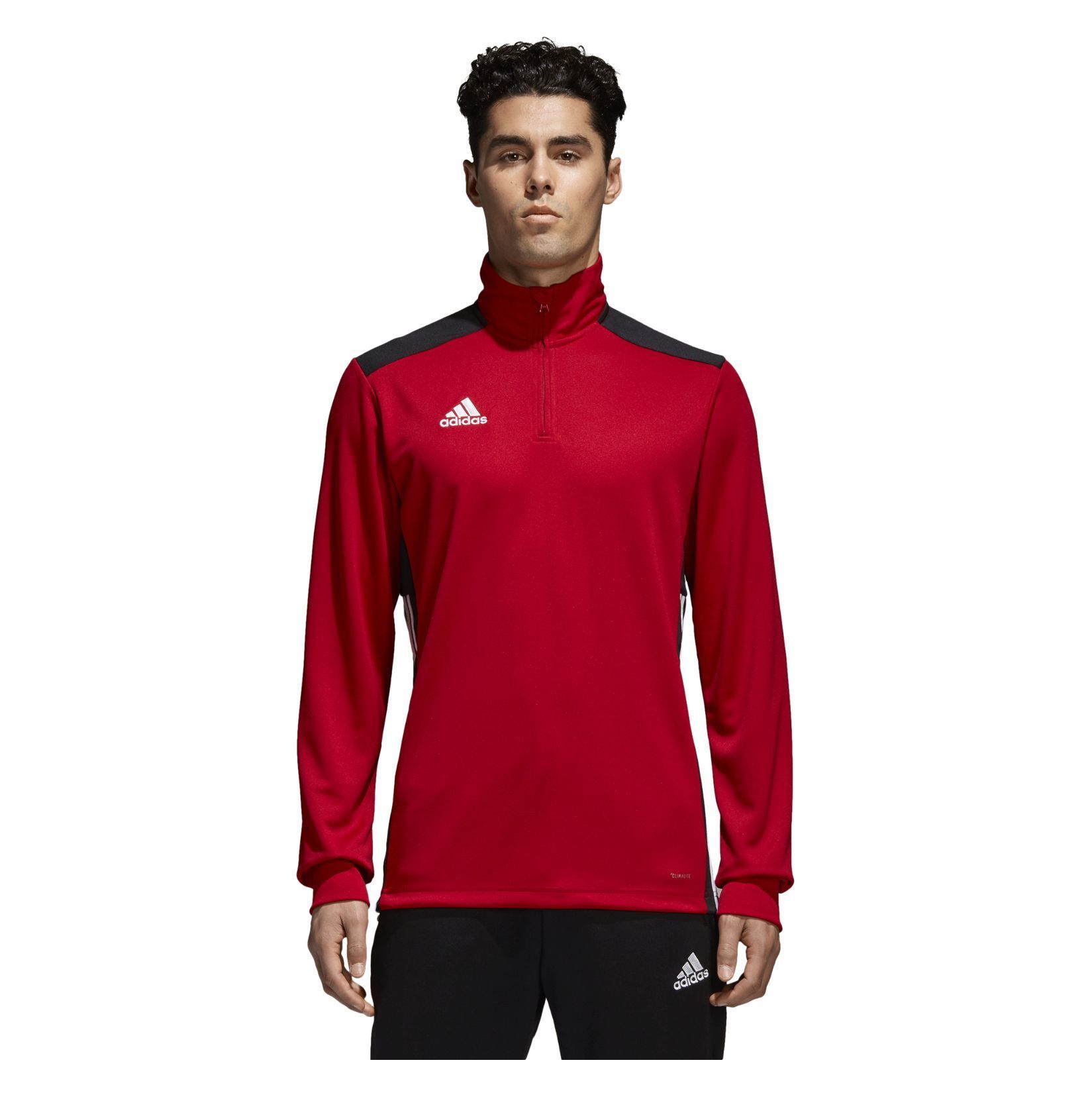 red adidas training top