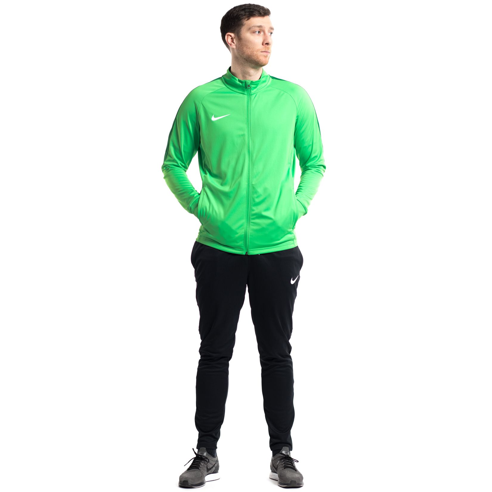 nike academy tracksuit green