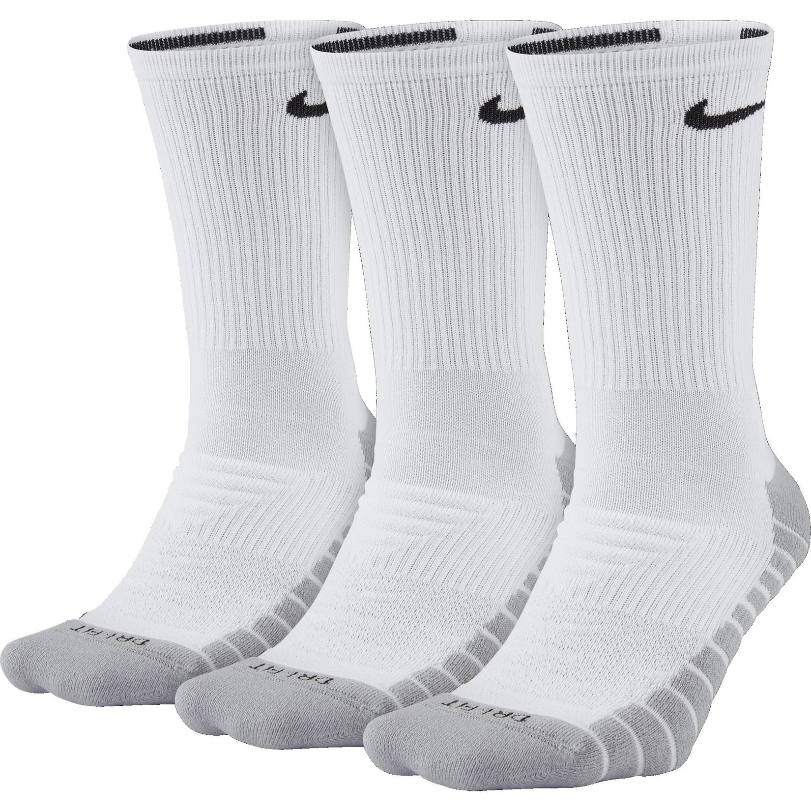 Under Armour Youth Training Cotton Crew Socks 3-Pairs 
