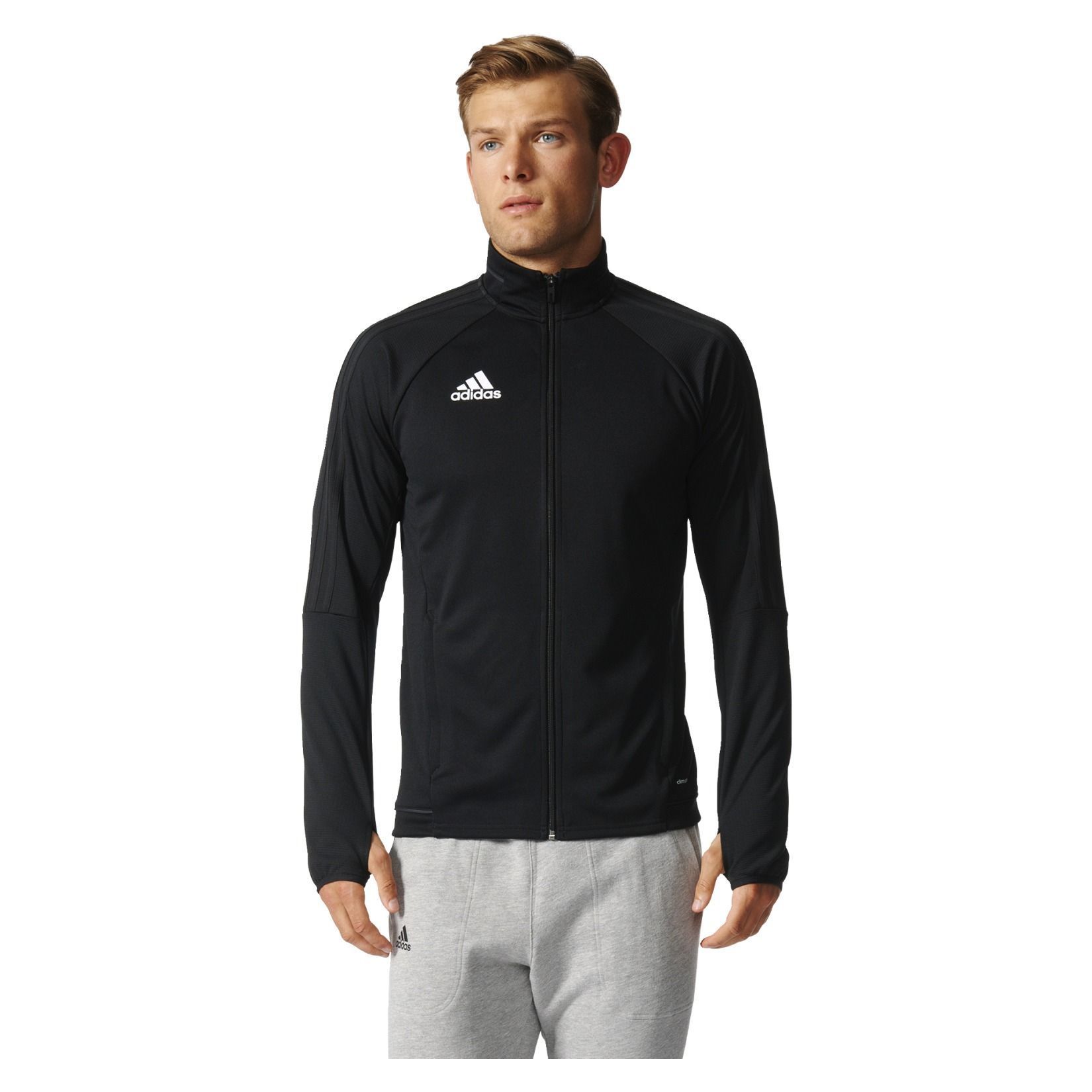 adidas tiro 17 training jacket red