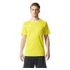 Adidas Entrada 18 Short Sleeve Shirt Yellow-White