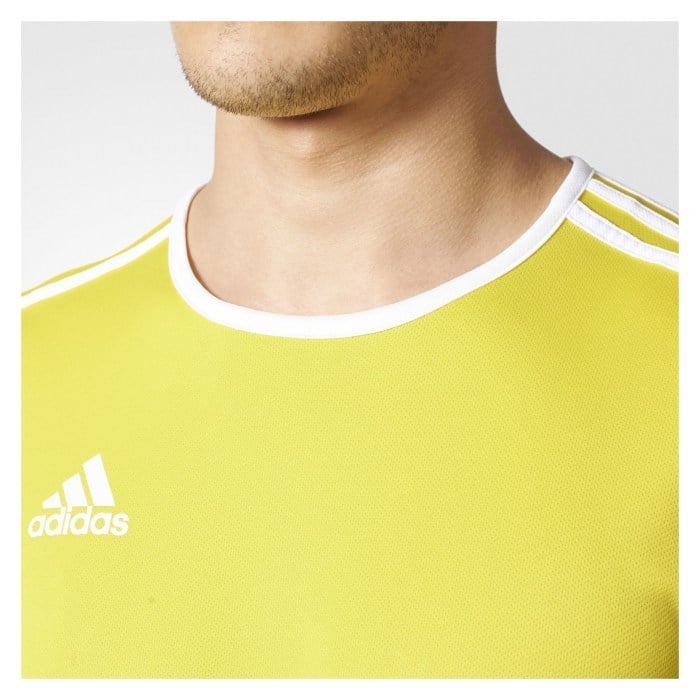 Adidas Entrada 18 Short Sleeve Shirt Yellow-White