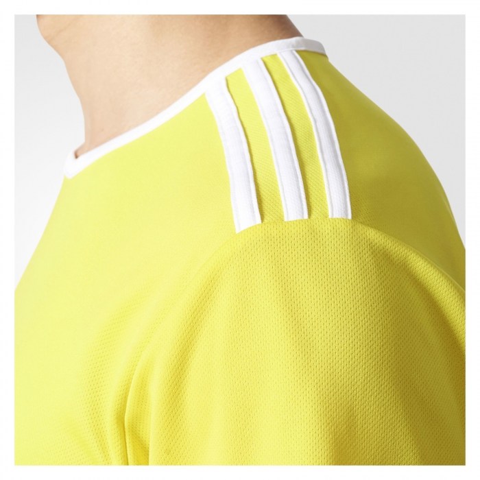 Adidas Entrada 18 Short Sleeve Shirt Yellow-White