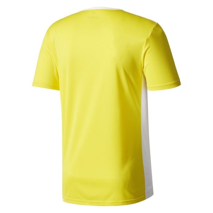 Adidas Entrada 18 Short Sleeve Shirt Yellow-White