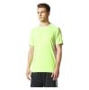 Adidas Entrada 18 Short Sleeve Shirt Solar Green-White