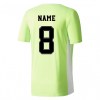 Adidas Entrada 18 Short Sleeve Shirt Solar Green-White