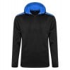 Authentic 1/4 Zip Hoodie Black-Royal