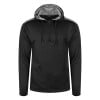 Authentic 1/4 Zip Hoodie Black-Silver