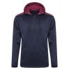 Authentic 1/4 Zip Hoodie Navy-Maroon