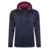 Authentic 1/4 Zip Hoodie Navy-Maroon