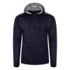 Authentic 1/4 Zip Hoodie Navy-Silver