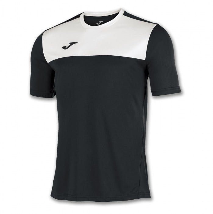 Joma Winner Short Sleeve Shirt Black-White