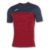 Joma Winner Short Sleeve Shirt Red-Navy