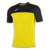 Joma Winner Short Sleeve Shirt Yellow-Black