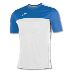 Joma Winner Short Sleeve Shirt White-Royal