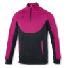 Joma Essential 1/3 Zip Running Midlayer Macaw Flower-Black