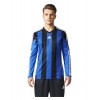 Adidas Striped 15 Long Sleeve Shirt Bold Blue-Black-White