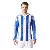 Adidas Striped 15 Long Sleeve Shirt Bold Blue-White