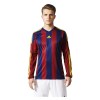 Adidas Striped 15 Long Sleeve Shirt Collegiate Burgundy-Dark Blue-Yellow