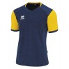 Errea Hiro Short Sleeve Shirt Navy Yellow