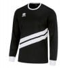 Errea Jaro Long Sleeve Football Shirt Black White