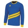 Errea Jaro Long Sleeve Football Shirt Blue Yellow